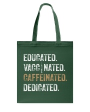 Vaccinated T-shirt Tote Bag tile