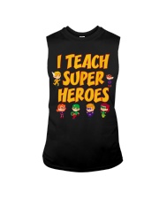 I Teach Superheroes Tshirt Cute Funny Teacher Gift Sleeveless Tee thumbnail