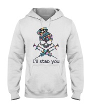 I'll stab you Hooded Sweatshirt thumbnail