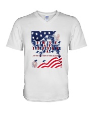 independence day V-Neck T-Shirt thumbnail