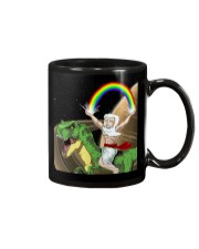 God Rides A T-Rex In Space Mug thumbnail