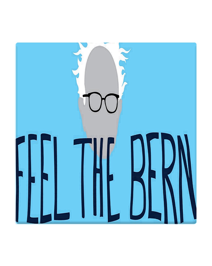 Feel The Bern Square Coaster