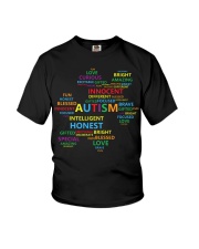 Puzzle piece autism Youth T-Shirt thumbnail