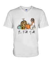 English Springer Spaniel V-Neck T-Shirt thumbnail