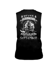 Never Underestimate An Old Man Born In September Sleeveless Tee thumbnail