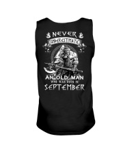 Never Underestimate An Old Man Born In September Unisex Tank thumbnail