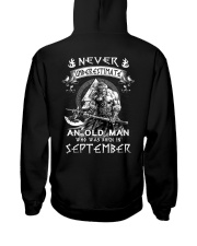 Never Underestimate An Old Man Born In September Hooded Sweatshirt thumbnail