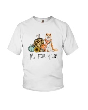 Dog Fall Akita Youth T-Shirt thumbnail