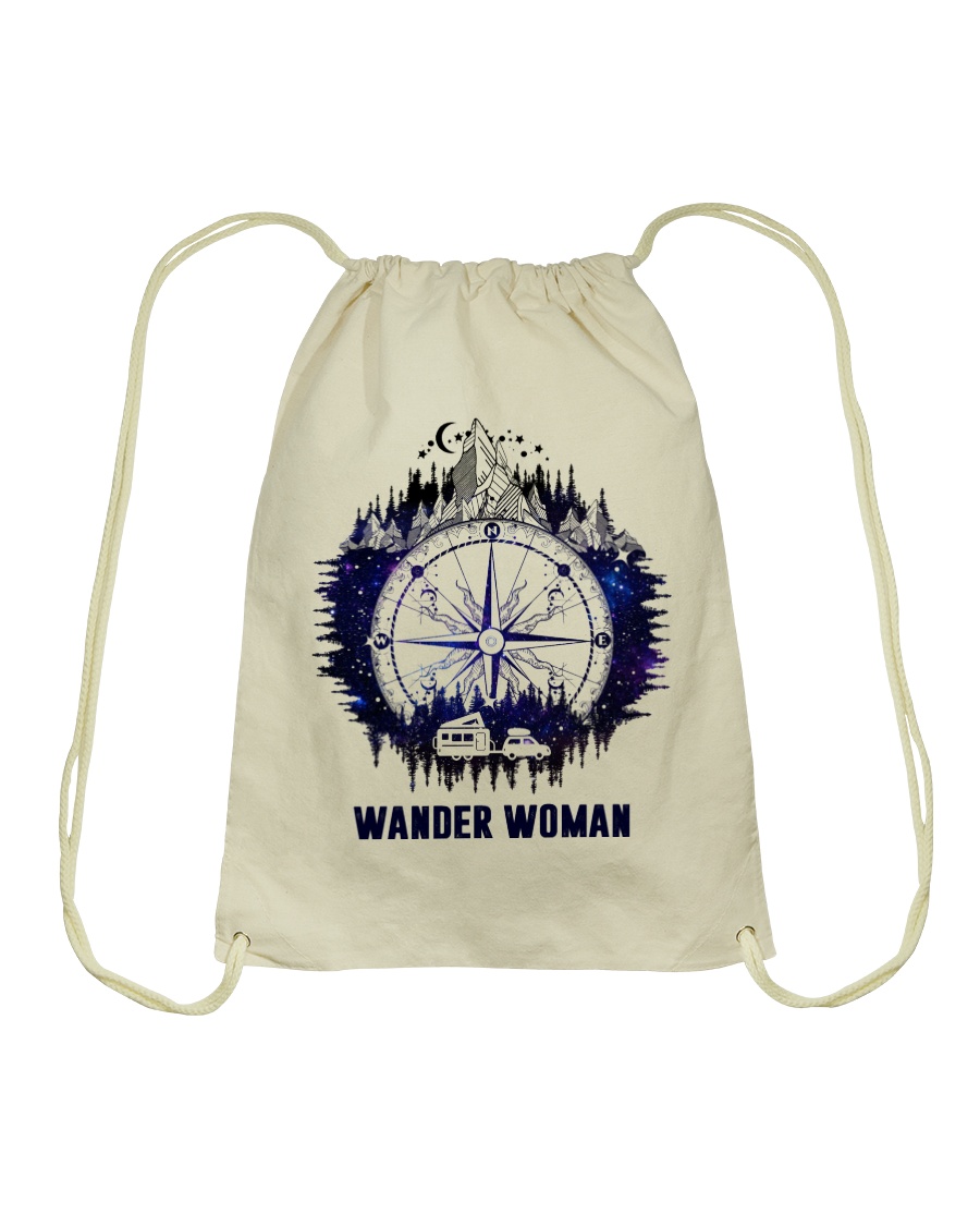 Wander Woman Drawstring Bag