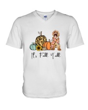 Labradoodle V-Neck T-Shirt thumbnail