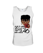 July Girl I Love Being Sexy And Over 40 Unisex Tank tile
