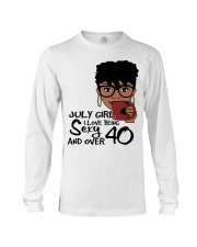 July Girl I Love Being Sexy And Over 40 Long Sleeve Tee tile