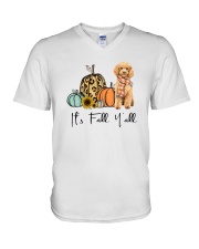 Poodle V-Neck T-Shirt thumbnail