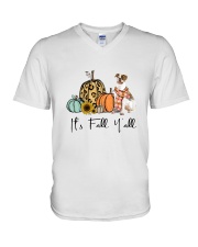 American Bulldog V-Neck T-Shirt thumbnail