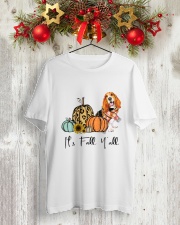 Basset Hound Classic T-Shirt lifestyle-holiday-crewneck-front-2