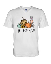 Weimaraner V-Neck T-Shirt thumbnail