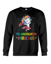 Family Pre-Kindergarten Magical QUYT Black Crewneck Sweatshirt tile