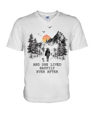 And She Lived Happily Ever After V-Neck T-Shirt thumbnail