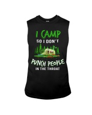 I Camp So I Don't Punch People In The Throat Sleeveless Tee thumbnail