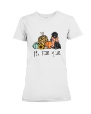 Newfoundland dog Premium Fit Ladies Tee thumbnail