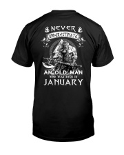 Never Underestimate An Old Man Born In January Premium Fit Mens Tee thumbnail