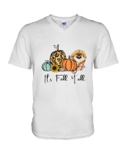 Pekingese V-Neck T-Shirt thumbnail