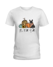 Black Frenchie Ladies T-Shirt thumbnail