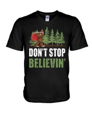 Don't Stop Believin' V-Neck T-Shirt thumbnail