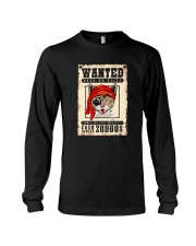 Pirate Cat Wanted Long Sleeve Tee thumbnail