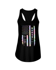 Nurse Ladies Flowy Tank tile