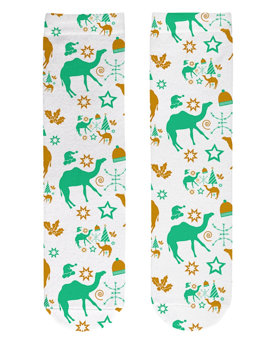 New Christmas Socks Holiday Festival Crew Length Socks