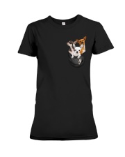 Cute Chihuahua Pocket Premium Fit Ladies Tee thumbnail