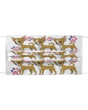 chihuahua mask 3 Cloth face mask front