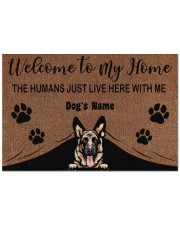 German Shepherd Doormat 3 Doormat 22.5" x 15" front