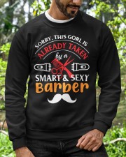 Barber Crewneck Sweatshirt custom-crewneck-sweatshirt-lifestyle-front-148