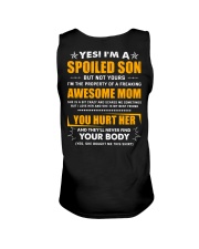 I'm a spoiled son of a freaking awesome mom Unisex Tank thumbnail