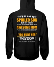 I'm a spoiled son of a freaking awesome mom Hooded Sweatshirt thumbnail
