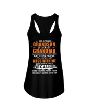 I Am A Proud Grandson Of A Crazy Grandma Ladies Flowy Tank thumbnail