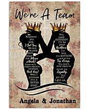 Personalized We Are A Team whatever you lack wife Vertical Poster tile