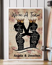 Personalized We Are A Team whatever you lack wife 16x24 Poster lifestyle-poster-4