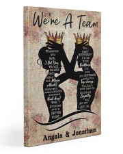 Personalized We Are A Team whatever you lack wife Gallery Wrapped Canvas Prints tile