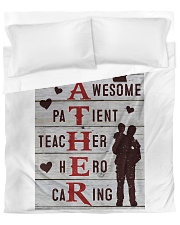 The big Daddy helpful awesome patient teacher hero Duvet Cover - Queen thumbnail