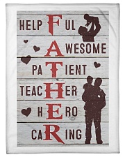 The big Daddy helpful awesome patient teacher hero Small Fleece Blanket - 30" x 40" front