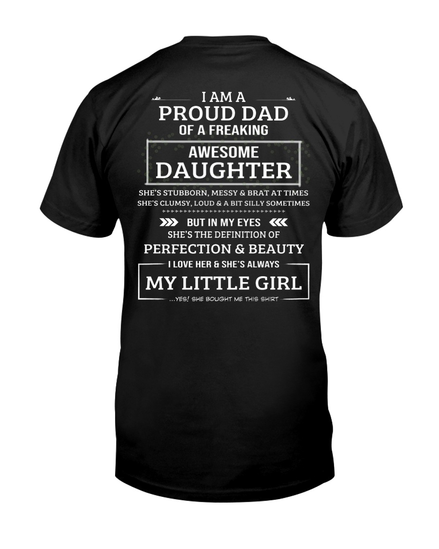 Dad And Awesome Daughter Classic T-Shirt