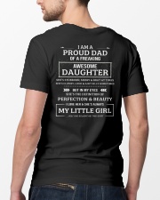 Dad And Awesome Daughter Classic T-Shirt lifestyle-mens-crewneck-back-5