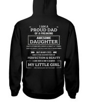 Dad And Awesome Daughter Hooded Sweatshirt thumbnail