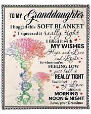 Granddaughter I Hugged This Soft Blanket Grandma Fleece Blanket - 50" x 60" thumbnail