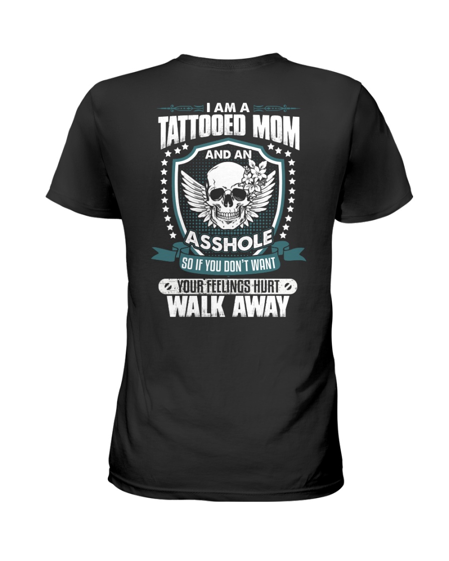 I AM A TATTOOED MOM Ladies T-Shirt