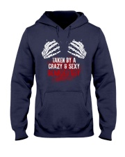 TAKEN BY A CRAZY and SEXY BEARDED GUY Hooded Sweatshirt thumbnail
