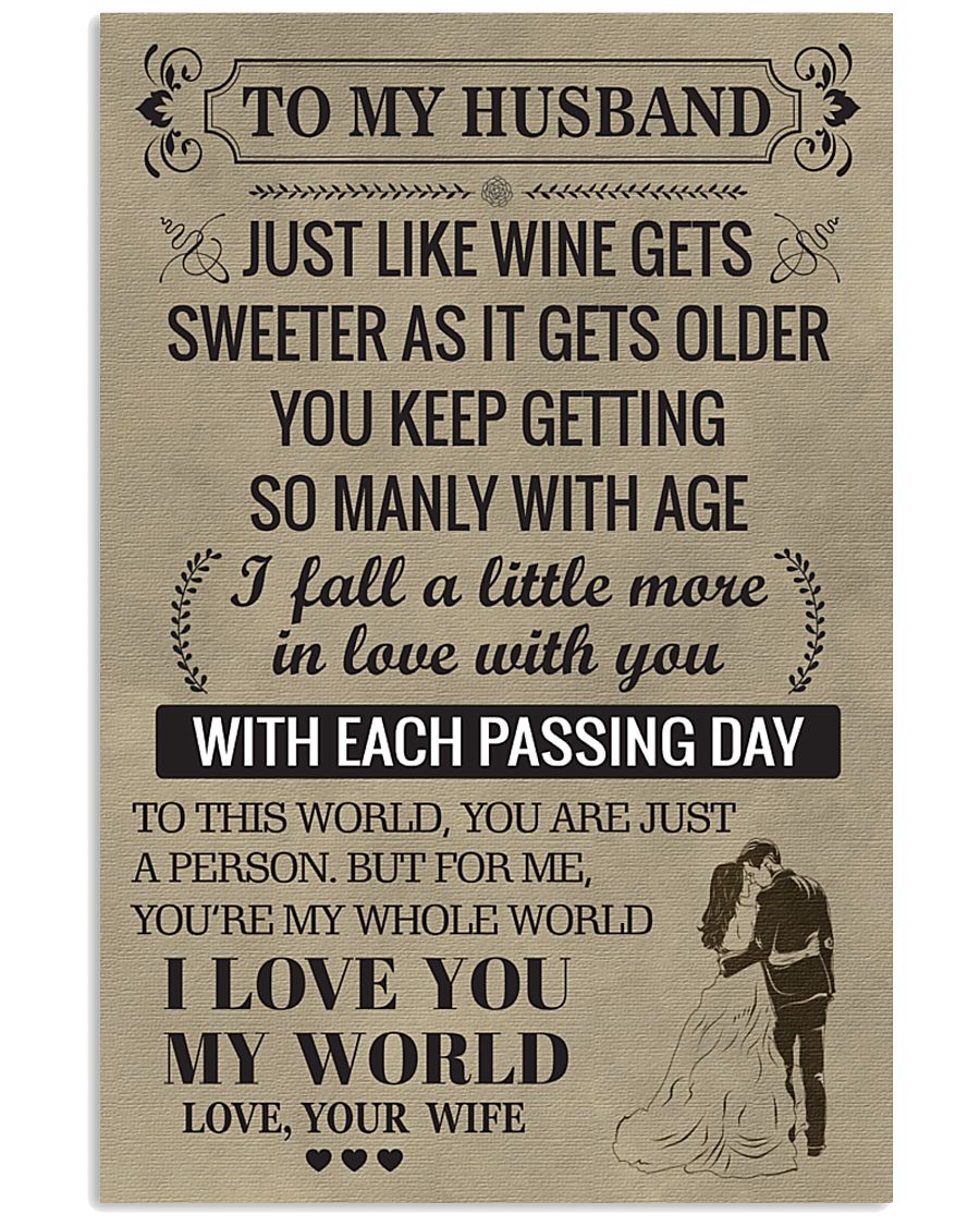 Make it the meaningful message to your husband 11x17 Poster